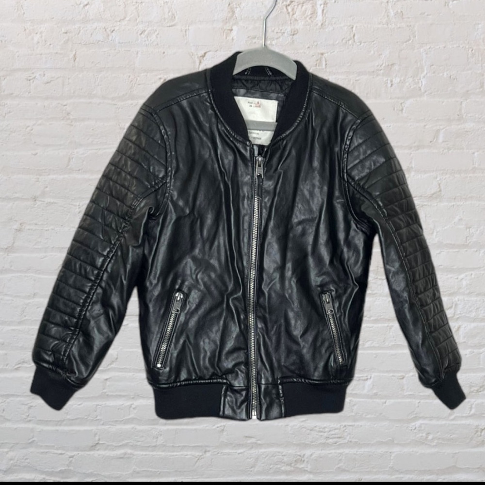 Zara Faux Leather Biker Jacket